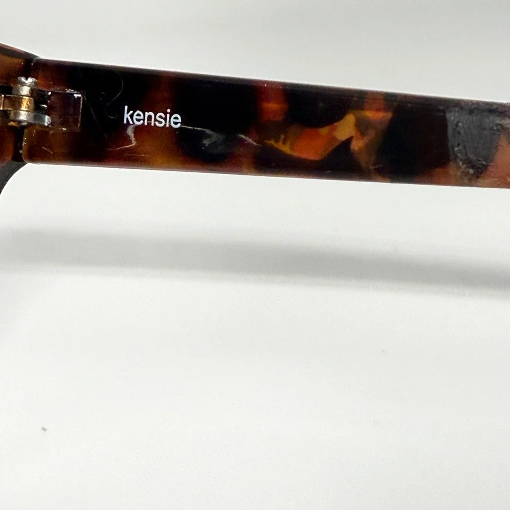 Kensie Sunglasses Womens Tortoise Colorful Floral Temples OLMPDT00 DT Brown Lens